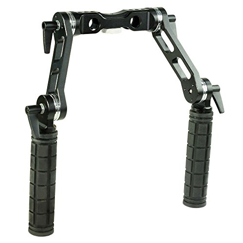 CAMTREE Hunt 15mm Rosette Handle Set (CH-15-RH) Comfortable Handgrip Support for Rod Rail, Camera Shoulder Rig Kit (Arri Standard) - Thumbnail 6