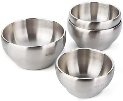silver bowl for baby food