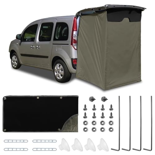 Rear Tent Replacement for VW T4/T5/T6/T6.1, Car Tent Tailgate Awning Tailgate Tent Waterproof Portable for T5 T6 Bus, Front SUV Van Camping