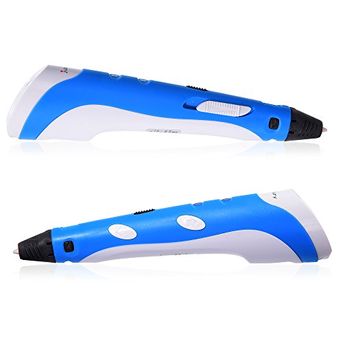 3D Printing Pen for Kids,Juboury JBY-I 3D Portable Drawing Pen/Printer for Model Printing,Art Design,DIY and Crafts Drawing--Compatible with 1.75mm ABS and PLA Filament (Blue)