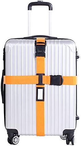 Three grams uggage Strap Cross Belt Packing Adjustable Travel Suitcase Nylon 3 Digits Password Lock Buckle Strap Baggage Belts Travel Tags Accessories LXXD1