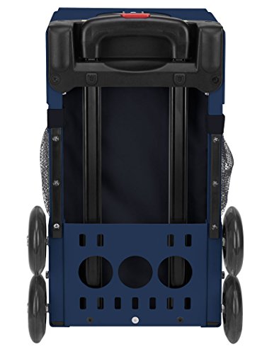 Zuca Shine like the Stars Sport Insert Bag and Navy Frame with Flashing Wheels