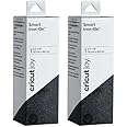 Cricut Joy Smart Glitter Iron On - Black, 2-Pack (5.5"x19" Rolls) - HTV Heat Transfer Vinyl, Compatible with Cricut Joy Machine