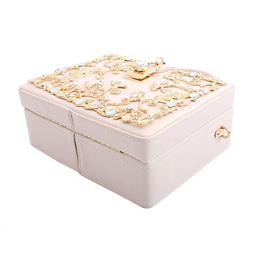 LETODE Women's Vintage Style And Crystal Rhinestone Evening Bag Wedding Party Handbag Clutch Purse (PINK)