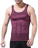 Tulucky Men's Slimming Trimmer Body Shaper Vest Shirts Lose Weight Tank Tops