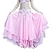BellyLady Belly Dance Skirt Halloween Tribal Chiffon Tiered Maxi Full Skirt