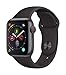 Apple Watch Series 4 (GPS + Cellular, 40MM) - Space Black Aluminum Case with Black Sport Band (Renewed)