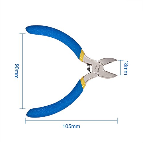 BENECREAT BC-802 4.6-INCH Seite Schneiden Zange Schmuck Zange Schmuckzange, Edelstahl-Seitenschneider, mitternachtsblau – Bild 4