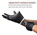 Venom Steel Nitrile Gloves, Rip Resistant Disposable Latex Free Black Gloves, 2 Layer Gloves, 6 mil Thick, X-Large (Pack of 500)