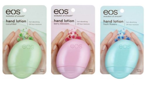 eos Hand Lotion Bundle - Cucumber 1.5 fl oz, Berry Blossom 1.5 fl oz, & Fresh Flowers 1.5 fl oz