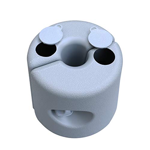 ABCCANOPY Pavillonstandfüße 4er Set, mit Wasser/Sand befüllbar,Gewichte für Pavillons Gartenzelte Festzelte,Grau – Bild 6