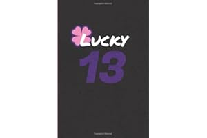 Lucky 13: Rep your Line Number | Crossing gift for your Friend, Family, Line Sisters | Blank Lined