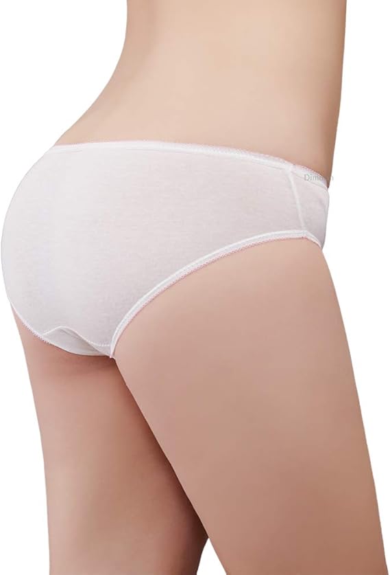 Women’s Disposable Underwear for TravelHospital Stays 100 Cotton