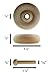 Wood Wheels - 24 Pack with Free Axle Pegs - Made in USA (1.5