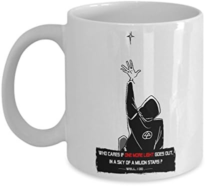 Chester Bennington mug , Who cares if one more light goes out in a sky of a milion stars - Gift Mug, Coffee Mugs , VNG Mug