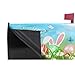 Wamika Easter Bunny Ears Butterfly Magnetic Mailbox Cover MailWraps Sping Flowers Mailbox Wraps Post Box Garden Yard Home Decor for Outside Standard Size 20.8
