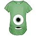 Crazy Dog Womens Maternity Monster Halloween Novelty T Shirts Soft Comfortable Funny Shirts for Mothers to be Cute Pregnancy Announcement Halloween Costume Heather Green XL