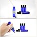 6, 10ml Cobalt Blue Glass Roller Bottles With Stainless Steel Roller Ball for Essential Oil by Mavogel - Include 3 Extra Roller ball, 12 Pieces Labels, Essential Oils Opener, Dropper