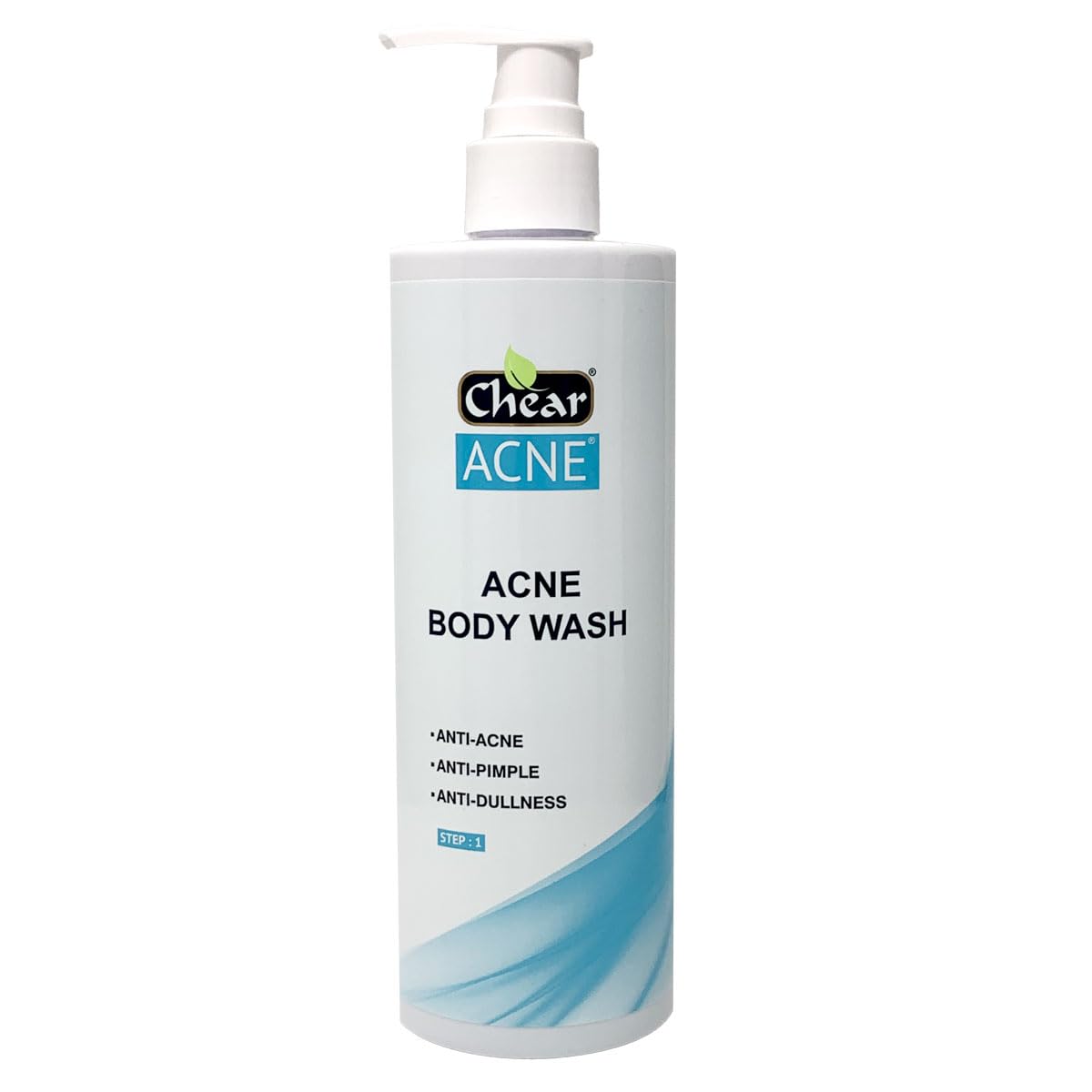 Chear Acne Body Wash 400ml - with Salicylic Acid Lactic Acid Witch Hazel Blemish Spot Treatments Scar Removal Pimple for Adults and Teens Bumpy Skin Gentle Shower Gel