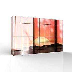 Canvas Wall Art Japanese Style Pictures Home Wall Decorations for Bedroom Living Room Paintings Canvas Prints Framed - 12x18 inches