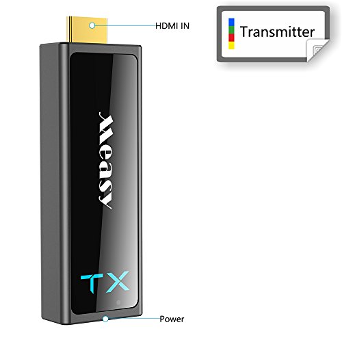 measy w2h mini2 Wireless Video HDMI Transmitter Receiver Support HD 1080p 3D Video & Digital Audio up to 30M/100Feet to Stream 1080P 3D Video from Laptop PC PSP Xbox Camera to Projector HDTV Monitor