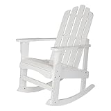 Shine Company Marina Porch Rocker, White
