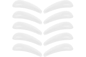 VICASKY 5 Pairs Wide White Plastic Hanger Shoulder Pads for Clothes Hangers Shoulder Form Cushions for Home