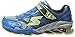 Skechers Kids 95556L Mega Blade Sneaker with Springs,Blue/Yellow,2 M US Little Kid