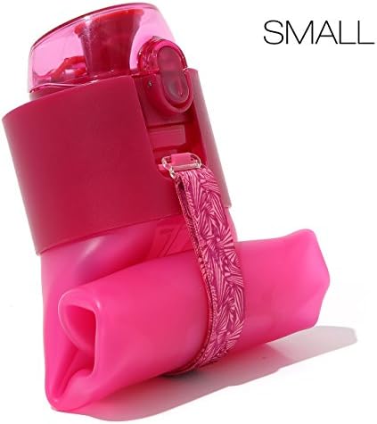 Migecon Collapsible Sports Water Bottle Silicone Leak Proof for Outdoor Travel Camping Picnic