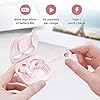 Wireless-Earbuds-Boltune-Bluetooth-V52-Earbuds-with-4-Microphones-in-Ear-Stereo-Crystal-Clear-Bluetooth-Headphones-USB-C-Quick-Charge-IPX8-Waterproof-40Hours-Playing-Time-SingleTwin-Mode-Pink Wireless Earbuds, Boltune Bluetooth V5.2 Earbuds with 4 Microphones in-Ear Stereo Crystal-Clear Bluetooth Headphones USB…