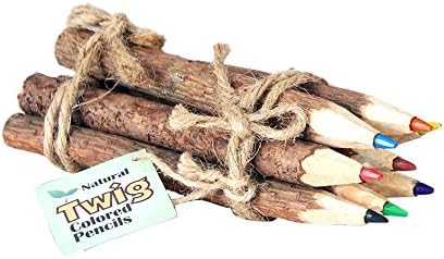 Education Outdoors Natural Twig Colored Pencil Set