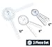 EMI Goniometer 3 Piece Set 12", 8", 6" Plus Carrying Case EGM-429 primary
