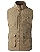 H2H Men's Kinetic Fleece Vest Vest With Multiple Pockets BEIGE US XL/Asia XXL (KMOV081)