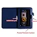 Fintie (Navy) Slim Fit Leather Case Cover Auto Sleep/Wake for Kindle Fire HD 7