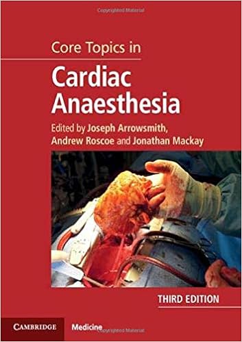 Core Topics In Cardiac Anaesthesia Amazon Co Uk Arrowsmith Joseph Roscoe Andrew Mackay Jonathan 9781108419383 Books