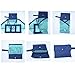 MUYIZI Beach Toys Bag, Extra Large Beach Accessory, Lightweight & Durable Mesh Beach Bag ，Foldable Mesh Beach Bag for Children's Toys