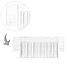 Wall Mounted Clear Acrylic 12 Slot Cylindrical Makeup Storage / Brow Pencil Mascara Organizer Rack