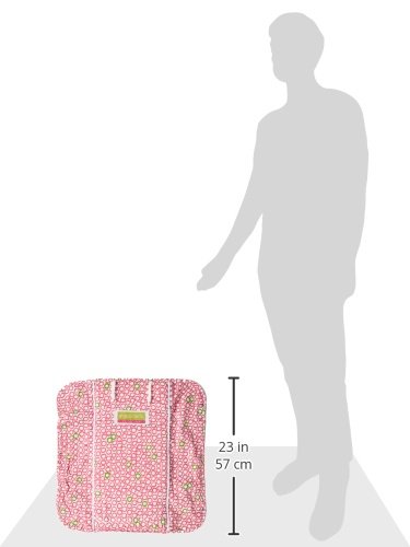 The Plush Pad Portable Changing Pad with Memory Foam, Bubbles in Juice Pattern