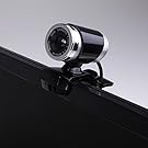 Docooler USB 2.0 12 Megapixel HD Camera Web Cam with MIC Clip-on 360 Degree for Desktop Skype Computer PC Laptop Black