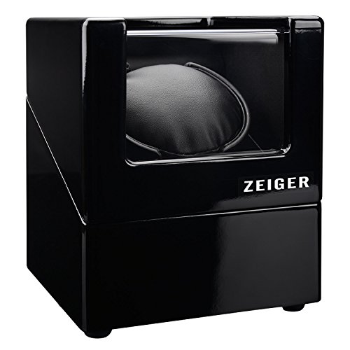 Zeiger Single Watch Winder for Large Watch Box Case with Quiet Automatic Japanese Mabuchi Motor Piano Paint s003