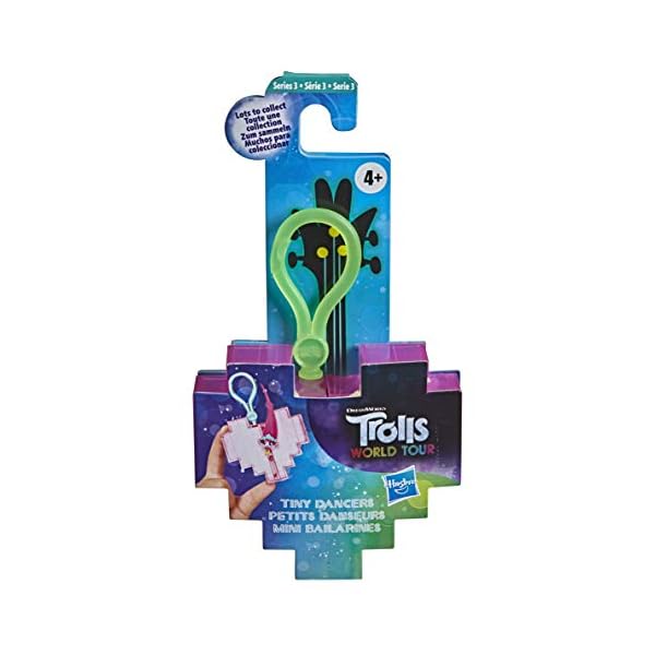 DreamWorks Trolls World Tour Tiny Dancers Surprise 4pack Series 2, Tiny Dancers Dolls, Clips, Rings and Glasses, Toy for…