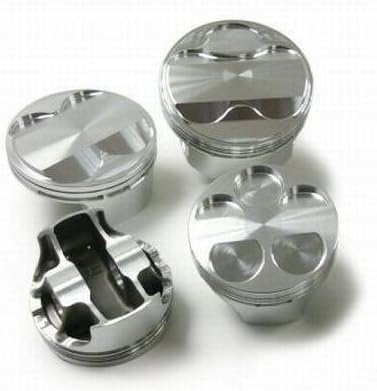 Sportsman Racing Products Piston, Flat Top, Forged, 4.310 in Bore, 1/16 x 1/16 x 3/16 in Ring Grooves, Minus 3.0 cc, Big Block Chevy, Set of 8