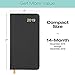 2019 Pocket Planner/Pocket Calendar: 14 Months (Begins November 2018) / 2019 Calendar/ 2019 Weekly Calendar/Weekly Planner Organizer (Black)