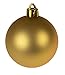 Clever Creations Shatterproof Christmas Tree Ornaments Large 60mm Colored Variety Pack Christmas Decor | 24 Piece Set Perfect for Christmas Decorations Parent (Gold)