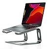 NULAXY-Laptop-StandAluminum-Removable-Laptop-Holder-Ventilated-Notebook-Stand-Compatible-for-MacBook-ProAir-10-156-Notebook-and-Samsung-TabletHUAWEI-MateBook-Grey NULAXY Laptop Stand for Desk, Aluminum Laptop Riser, Ventilated Computer Stand Compatible with MacBook Pro/Air, Dell XPS…