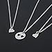 Zuo Bao Mother and 2 Daughters Necklace Set- Mom and Daughter Jewelry- Gift for Mom (Mom and 2 Daughter Necklace)
