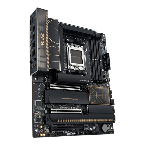 ASUS PROART X870E-Creator WiFi Mainboard Sockel AM5 (AMD, X870E, ATX, DDR5, PCIe 5.0, 4X M.2, 10Gb & 2.5Gb Ethernet, WiFi 7, Dual USB4, HDMI 2.1) 4