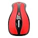 Zerone 2-in -1 Gyration Air Mouse, Mini 2.4G Gyro Wireless Mouse Maximum 1600 DPI Optical Mice with USB Nano Receiver for PC Laptop Smart TV/Box(Red+Black)thumb 2