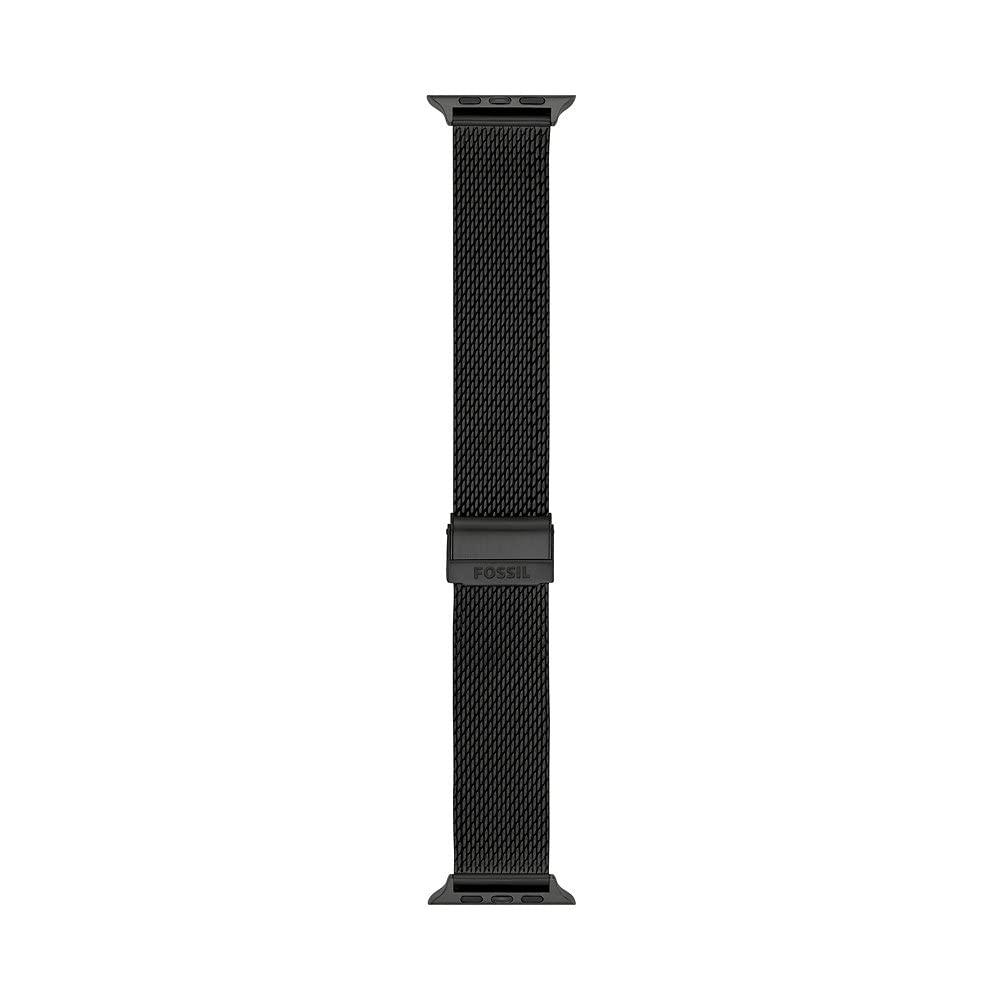 Fossil Men's Leather or stainless steel strap, compatible with 42mm/44mm/45mm/46mm/49mm Apple Watch®