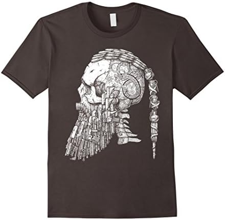 Mens Viking T shirt Medium Asphalt